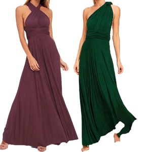 Último barato multi-manera convertible precioso vestido de verano de las mujeres elegantes bodas fiesta noche dama de honor <span class=keywords><strong>vestidos</strong></span> largos <span class=keywords><strong>2022</strong></span> - Product Image 5