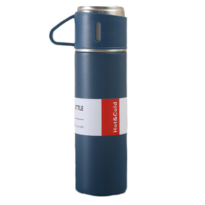 กระบอกน้ำสุญญากาศสแตนเลสขนาด 500 มล./16.9 ออนซ์ พร้อมแก้วของขวัญสำหรับเครื่องดื่มร้อน/เย็น - Product Image 4