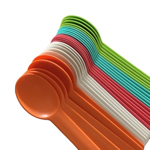Cuillères jetables biodégradables en amidon de maïs, petites cuillères à dessert, couleur et logo personnalisés - Product Image 2
