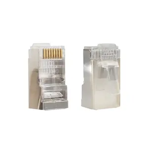 Crystal Head CAT5 FTP 8P8C Network Conector RJ45 Plug