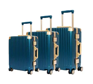 工厂设计旅行行李套装包最优惠价格行李Abs硬箱行李20 24 28英寸旅行行李手推车随身携带