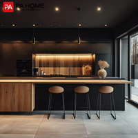 Meubles de cuisine modernes de luxe PA, organisateur coulissant intelligent, fabrication sur mesure OEM, armoires de cuisine modernes