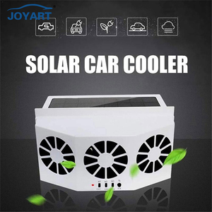 Ventilation de <span class=keywords><strong>voiture</strong></span> solaire noir et blanc Double/trois sorties d'air <span class=keywords><strong>voiture</strong></span> Portable solaire échappement électrique ventilateur solaire - Product Image 3