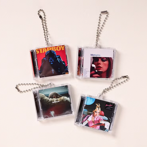 Cá Nhân Món Quà Âm Nhạc Đóng Điện Thoại Chơi Âm Nhạc Tùy Chỉnh Album Nhạc NFC Lập Trình Tag NFC <span class=keywords><strong>CD</strong></span> Keychain - Product Image 1