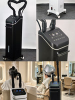 Appareil Portable Ultrasonique à Nano-Ozone et Vapeur, Entièrement Automatique avec Écran LED Numérique, pour Salon de Coiffure, Spa, Hydratation et Application d'Huile