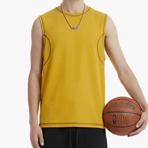 Débardeur de sport à deux tons, personnalisable, à séchage rapide, respirant, tendance, pour hommes - Product Image 5