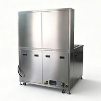 Nettoyeur à ultrasons industriel avec plateforme élévatrice électrique, système de filtration d'huile, nettoyeur à ultrasons automobile pour outils