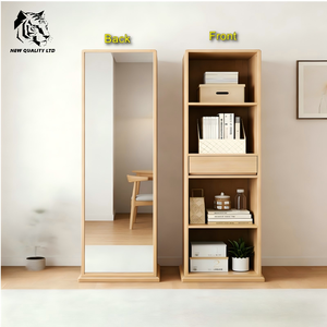 Fournisseur chinois, excellent prix, sur mesure, en stock, prêt à être expédié, bibliothèque, nouvelle mode, meubles de bureau, armoire à livres en bois. - Product Image 2