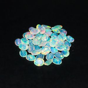 YASHEE Ópalo Etíope Natural de 8x6 mm, Corte Ovalado, Piedra Preciosa Suelta para Joyería, Sanación, Energía de Chakra - Product Image 4