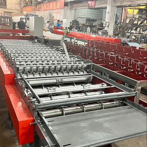 Tốt nhất bán công nghiệp Hai lớp Thép ngói làm sóng Kim Loại mái tường bảng điều khiển cuộn tạo thành máy - Product Image 1