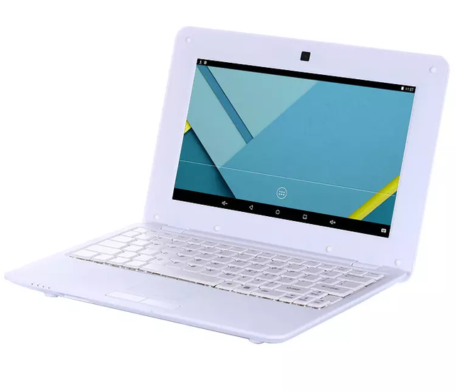 Factory Price 10.1 Inch New Style NetBook 4GB+64GB Android 12 Mini Laptop English IPS for Kids Education Business Use