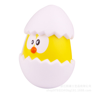 Pu Foam Slow Rebound <b>Egg</b> Fidget <b>Toy</b> Cartoon Stress Relief For Kids 2 4 Years Unisex - Product Image 2