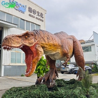 Dinosaures animatroniques grandeur nature populaires pour les projets de construction de parcs à dinosaures