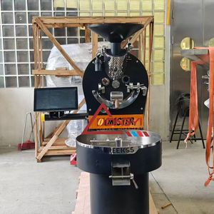 Usine Dongyi Torréfacteur de café commercial entièrement automatique 2kg 3kg Chauffage électrique/gaz Tambour double paroi double en fonte - Product Image 3