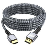 Câble HDMI 4K de haute qualité, câble HDMI ultra haute vitesse 4K60HZ, connecteur plaqué or, câble HDMI 2.0 de 2 m pour téléviseur HD