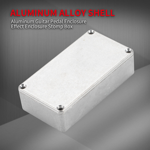 Caja <span class=keywords><strong>Hammond</strong></span> 1590B de Daiertek, Caja de <span class=keywords><strong>Pedal</strong></span> de Efectos Personalizable, Caja de <span class=keywords><strong>Pedal</strong></span> de Efectos de Aluminio Fundido a Presión con Interruptor de Pie - Product Image 5