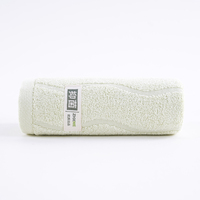 Serviette pour le visage en bambou de couleur claire, serviette douce et écologique pour le visage, serviette de lavage, serviette de toilette soyeuse, serviette de beauté