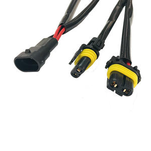 ชุดสายไฟต่อขยายไฟหน้าแบบกำหนดเอง H11 H8 H9 แบบ 2 หัวต่อชาย 1 หัวต่อหญิง ตัวแยก 2 ทาง สำหรับรถบรรทุก รถกระบะ ไฟ LED - Product Image 2