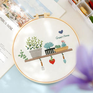 Débutant avancé adultes fournitures de <span class=keywords><strong>broderie</strong></span> à <span class=keywords><strong>la</strong></span> <span class=keywords><strong>main</strong></span> coton point de croix <span class=keywords><strong>broderie</strong></span> tournesol Kits idéal pour cadeau - Product Image 2