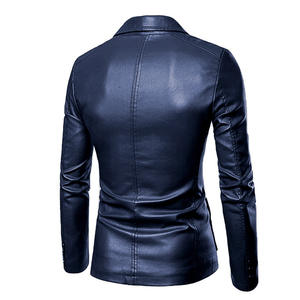 2025 veste en cuir de fourrure de lapin à simple boutonnage pour hommes lavé hiver pour <span class=keywords><strong>Amazon</strong></span> commerce extérieur costume et veste pour jeunes - Product Image 2