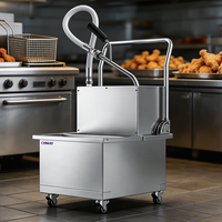 Unité de filtration d'huile industrielle de type chariot COMAI, capacité maximale de 20 L, débit de 0,5 GPM