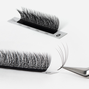 SP EYELASH 3D Extension de cils de camélia multicouche 0.07mm C CC D DD <span class=keywords><strong>L</strong></span> M Easy Fan Créer un look désordonné Cils de camélia Marque privée - Product Image 1