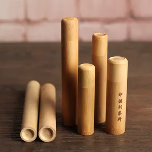 2024 Popular Sale Bamboo Wood Incense Burner Canister Stick Holder Storage Box Handmade Chinese Sandalwood Rose Incense Holder