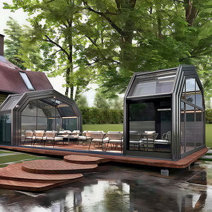 Hoja retráctil de PC <span class=keywords><strong>para</strong></span> jardín al aire libre moderno, carcasa <span class=keywords><strong>para</strong></span> solárium, Panel de <span class=keywords><strong>policarbonato</strong></span> móvil automático, cubierta <span class=keywords><strong>para</strong></span> piscina de invernadero, Parque - Product Image 2