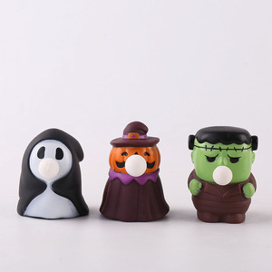 Juguete de Burbujas de Calabaza Fantasma de Halloween, Juguete de Peluche con Burbujas, Juego de Descompresión TPR para Niños y Niñas - Product Image 5