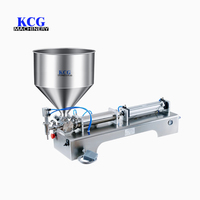 Machine de remplissage pneumatique à tête unique pour liquides, lait, boissons, sauces, achiote et pâtes de miel