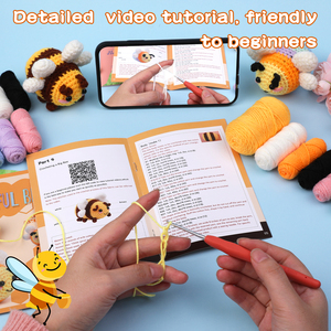 Prix usine débutants <span class=keywords><strong>crochet</strong></span> kit animal bricolage <span class=keywords><strong>facile</strong></span> <span class=keywords><strong>crochet</strong></span> kit pour débutants <span class=keywords><strong>crochet</strong></span> kit pour débutants adultes - Product Image 3