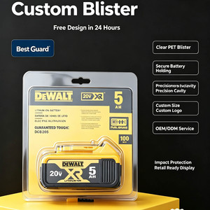 Empaque de Plástico Personalizado Reciclable de 1 mm de Grosor para Bandeja de Baterías 3C, Inserto Transparente de PET para Cable <span class=keywords><strong>USB</strong></span> y Tarjeta de Memoria - Product Image 2