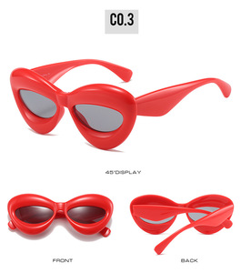 Nouvelles <span class=keywords><strong>lunettes</strong></span> jaunes rouges fantaisie pour fête et festival, <span class=keywords><strong>lunettes</strong></span> de soleil pour femmes, <span class=keywords><strong>lunettes</strong></span> de soleil hip-hop uniques pour hommes, <span class=keywords><strong>lunettes</strong></span> amusantes bleues Y2K, <span class=keywords><strong>lunettes</strong></span> tendance <span class=keywords><strong>2023</strong></span> - Product Image 5
