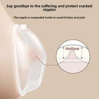Extractor de Leche Manual Unilateral Manos Libres Babytop, 40 ml de Gran Capacidad, Receptor de Leche Materna a Prueba de Polvo, Diámetro del Pezón de 35 mm
