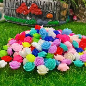 Resin Flower <b>Ornaments</b> Miniature Garden Decorations For Indoor Outdoor Use Glossy Finish WX-9998712 - Product Image 2