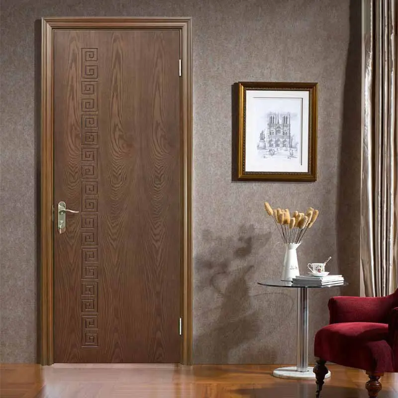 عالية الجودة تصاميم الباب الداخلية باب من الخشب الصلب فندق أبواب الغرف