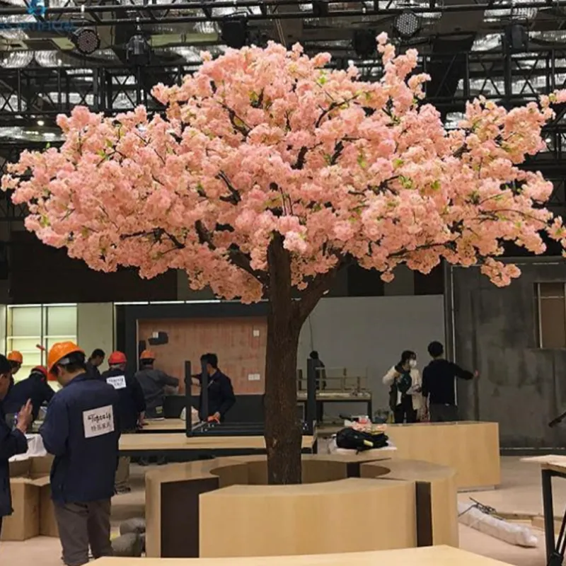 Lengkungan Pohon Bunga Sakura Chery Mawar Pernikahan