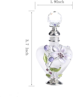 Botol Parfum Bunga Buatan Tangan, Botol Aroma Kristal Isi Ulang