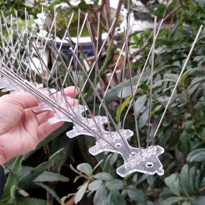 50CM5 rangée 60 éperon en acier inoxydable Anti-oiseau balcon avant-toit lecteur chat oiseau éperon Anti-escalade oiseau éperon pour le nouvel an - Product Image 4