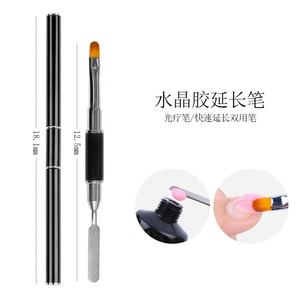 Kit d'extension d'ongles en gel professionnel Solution antidérapante ensemble de gel de constructeur nude rose clair outils de manucure pour les débutants utilisation en salon - Product Image 5