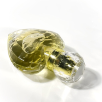 Nouveau Design Pompe De Pulvérisation Atomiseur Bouteille De Parfum En Verre En Forme De Coeur Boîte Cosmétique Huile Essentielle Bouteille De Parfum Vide 50ml