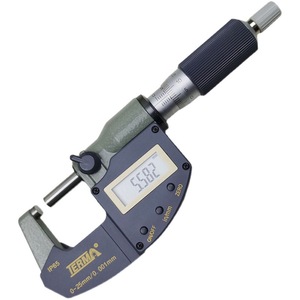 Tema Digital <b>Micrometer</b> 0-25mm 0.001mm Resolution Waterproof Dustproof Measurement Tool - Product Image 3