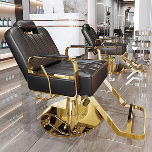 Professional Hight Quality Multi-Function Haircut Salon ChairPerm Dyeing in Salons High-End Metal <b>Barber</b> <b>Chair</b> with Lifting - Product Image 1