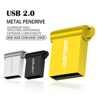 Unidad Flash USB JASTER, la Mejor Unidad de Memoria USB Metálica Súper Mini de 4GB 8GB 16GB 32GB 64GB USB 2.0