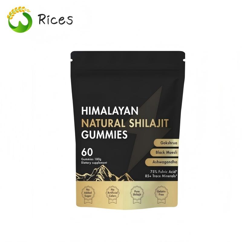 OEM Himalayan Shilajit Gummies травяные добавки для повышения энергии здоровья мозга и иммунитета
