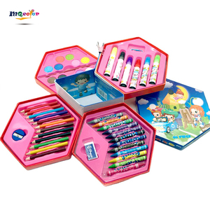Fournisseur d'usine – Kit d'art pour enfants <span class=keywords><strong>marque</strong></span> MQ pour dessin et <span class=keywords><strong>peinture</strong></span> avec <span class=keywords><strong>peinture</strong></span> acrylique et papeterie en plastique, emballé en boîte colorée - Product Image 6