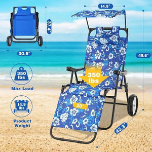 Bestex กระเป๋าเป้สะพายหลังเก้าอี้ชายหาดที่นั่งต่ำเฟอร์นิเจอร์กลางแจ้งออกแบบโลโก้ได้ตามต้องการ - Product Image 3