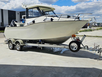 Nouveau bateau de pêche, de croisière et de fête en catamaran en aluminium de 6,25 m, très populaire, à vendre