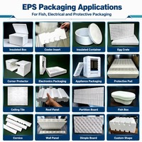 Machine de moulage de formes en EPS certifiée CE de grande capacité, système sous vide, équipement de fabrication d'emballages en mousse EPS