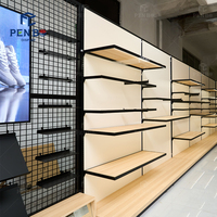Rak Pajangan Pakaian Olahraga Desain Interior Toko Pakaian Olahraga Langsung dari Pabrik Cina untuk Toko Merek Mewah